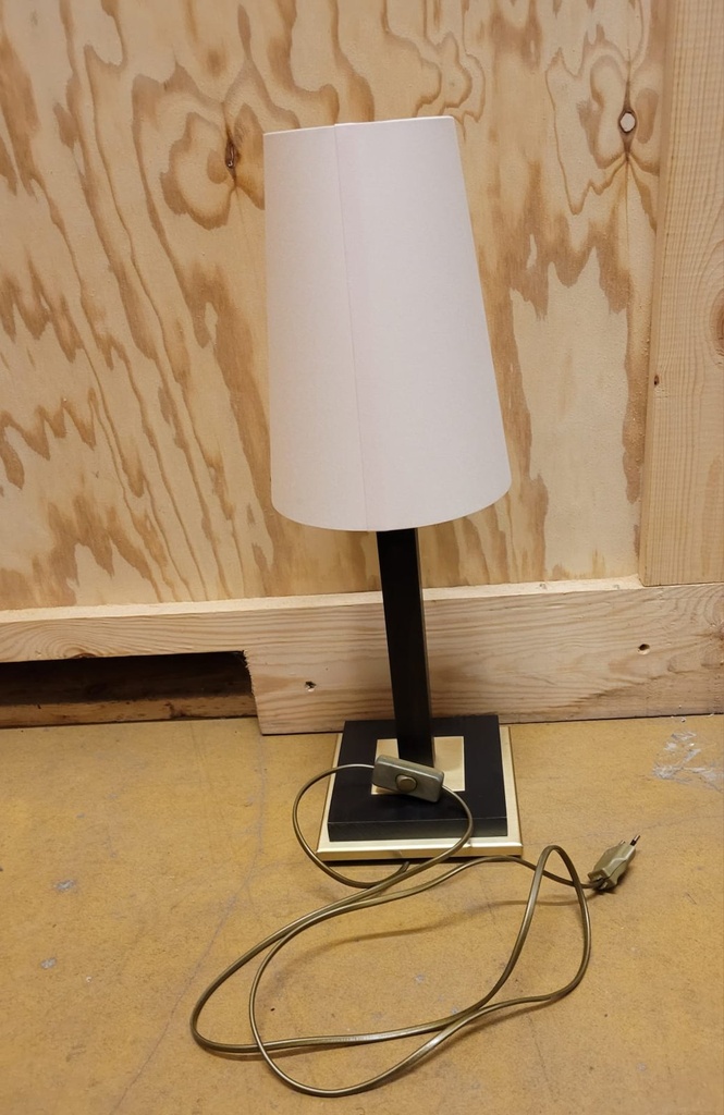 Illumina Tischleuchte Säule Schwarz/Messing – Zustand B Ansicht 3