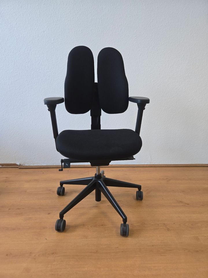 Rohde & Grahl duo-back 11 Ergonomie-Drehstuhl Schwarz