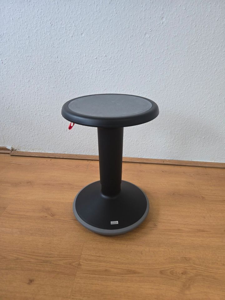Interstuhl UPis1 Aktivhocker Schwarz, höhenverstellbar