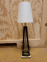 Illumina Design-Tischleuchte hoch Schwarz/Messing – Zustand B