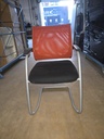 Sedus Netwin NW-233 Freischwinger Besucherstuhl Rot/Schwarz – Zustand B